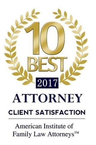 10 Best 2017 Attorney Client Satisfaction, American Institute of Family Law Attorneys